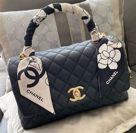 chanel coco handle mini review|chanel coco top handle small.